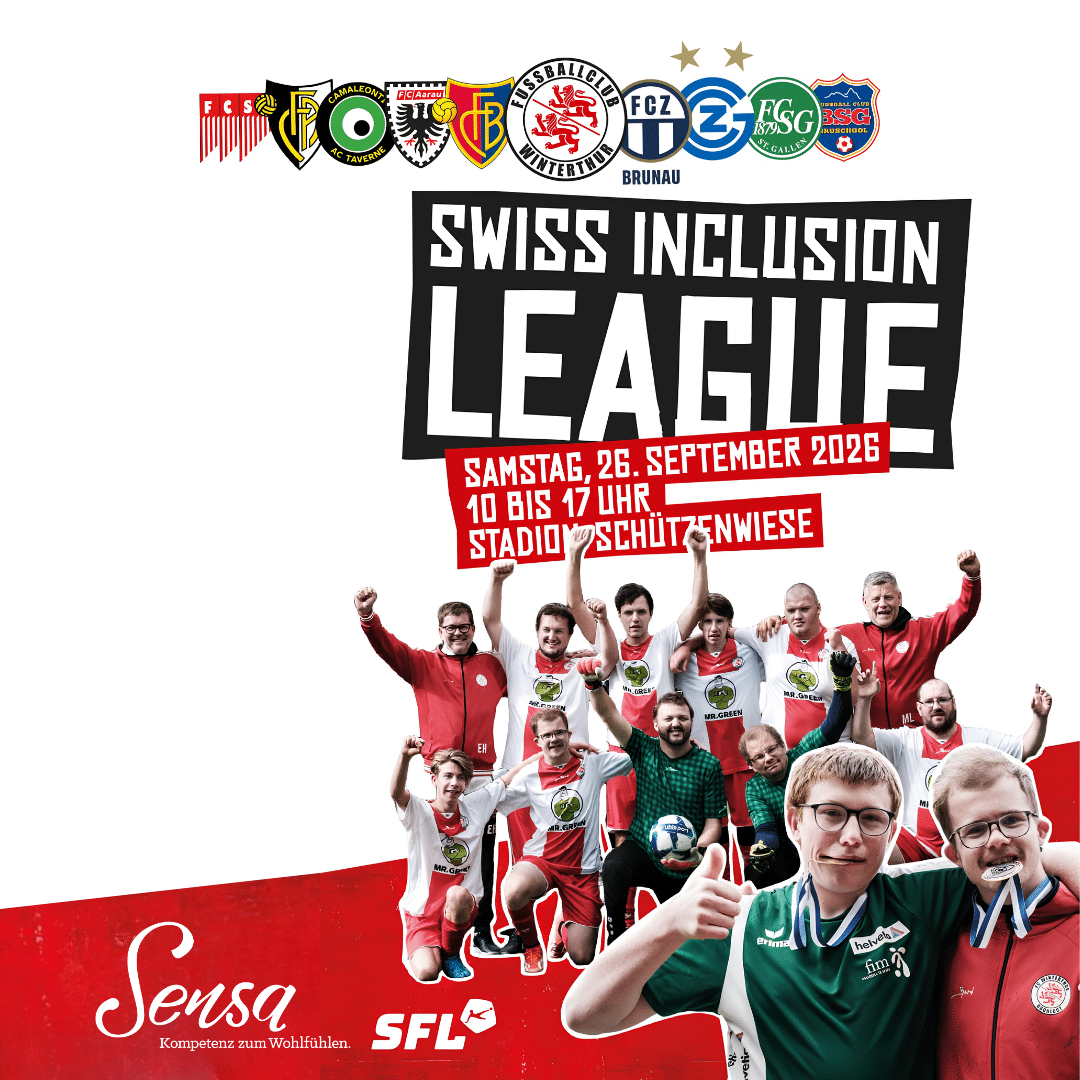 Fussball für alle: Wir sind dabei, wenn die Swiss Inclusion League auf die Schützenwiese kommt